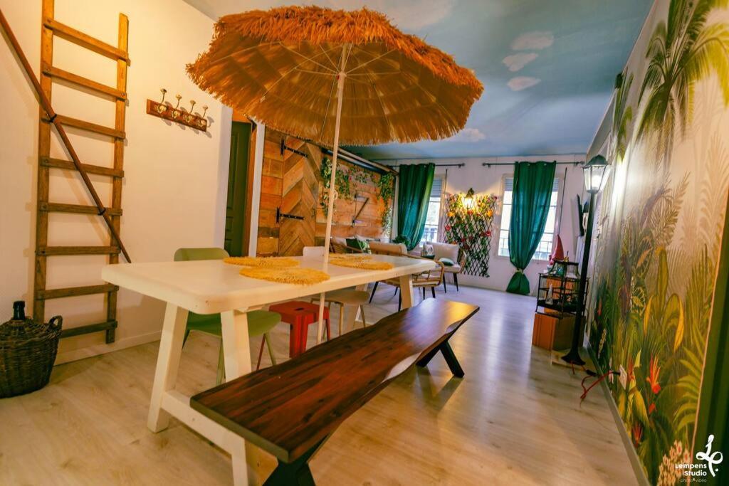 Appartement La Cabane Du Jardin トロワ エクステリア 写真