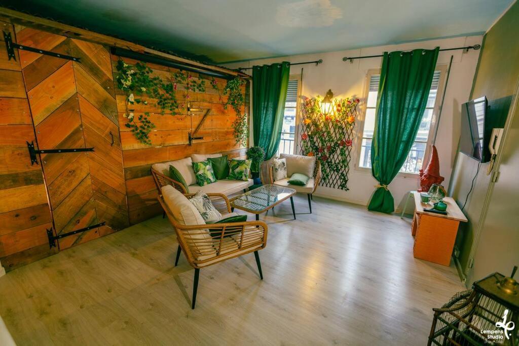 Appartement La Cabane Du Jardin トロワ エクステリア 写真