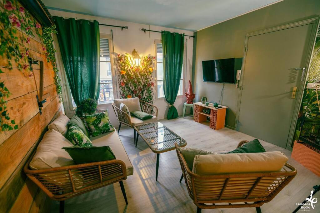 Appartement La Cabane Du Jardin トロワ エクステリア 写真